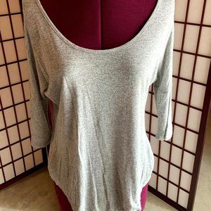 Grey knitted back top!